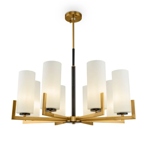 Lampa wisząca FORTANO MOD089PL-08BS mosiądz 8xE27 wys.52.9cm
