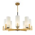 Lampa wisząca FORTANO MOD089PL-08BS mosiądz 8xE27 wys.52.9cm