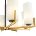 Lampa wisząca FORTANO MOD089PL-08BS mosiądz 8xE27 wys.52.9cm