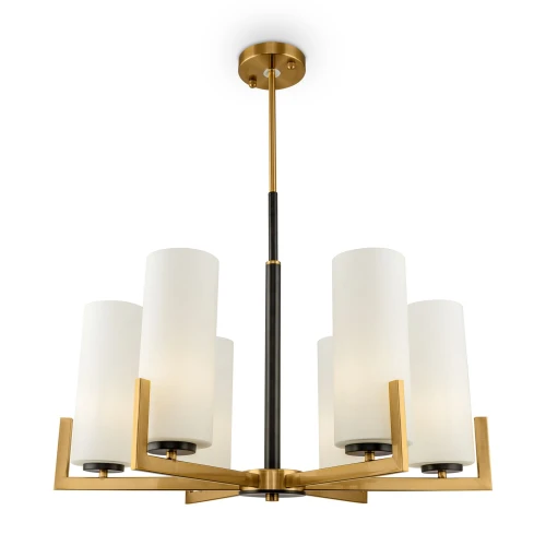 Lampa wisząca FORTANO MOD089PL-06BS mosiądz 6xE27 wys.52.4cm
