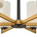 Lampa wisząca FORTANO MOD089PL-06BS mosiądz 6xE27 wys.52.4cm