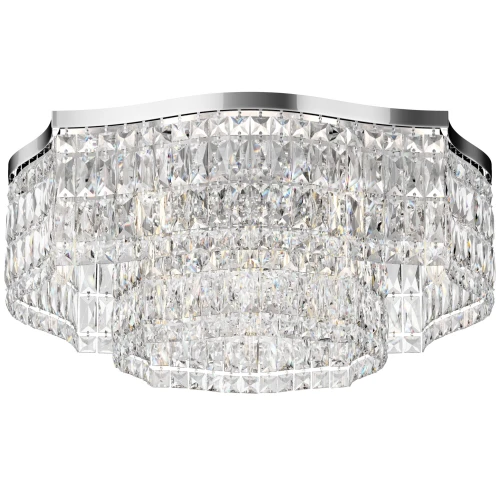 Plafon DUNE DIA005CL-10CH srebrny 10xE14 szer.60cm