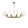 Lampa wisząca RENDEZ-VOUS MOD109PL-10BS mosiądz 10xE14 wys.79cm