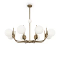 Lampa wisząca RENDEZ-VOUS MOD109PL-08BS mosiądz 8xE14 wys.79cm