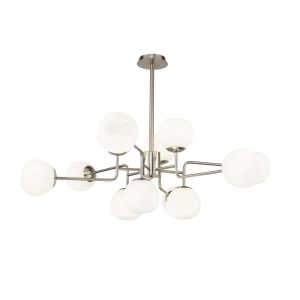 Lampa wisząca Maytoni ERICH MOD221-PL-12-N szara 12xE14 42.7cm