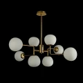 Lampa wisząca ERICH MOD221-PL-08-G mosiądz 8xE14 wys.26.5cm