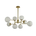 Lampa wisząca ERICH MOD221-PL-08-G mosiądz 8xE14 wys.26.5cm