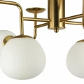 Lampa wisząca ERICH MOD221-PL-08-G mosiądz 8xE14 wys.26.5cm