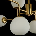 Lampa wisząca ERICH MOD221-PL-08-G mosiądz 8xE14 wys.26.5cm