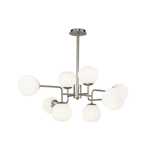 Lampa wisząca ERICH MOD221-PL-08-N szara 8xE14 wys.26.5cm