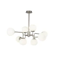 Lampa wisząca ERICH MOD221-PL-08-N szara 8xE14 wys.26.5cm