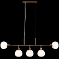 Lampa wisząca ERICH MOD221-PL-05-G mosiądz 5xE14 wys.37.3cm