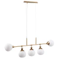 Lampa wisząca ERICH MOD221-PL-05-G mosiądz 5xE14 wys.37.3cm