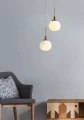 Lampa wisząca ERICH MOD221-PL-01-N szara 1xE14 wys.30.5cm