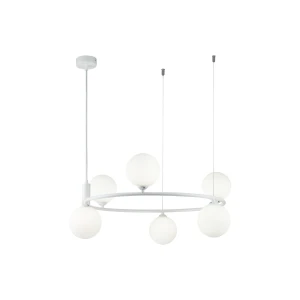 Lampa wisząca Maytoni RING MOD013PL-06W biała 6xG9 28cm