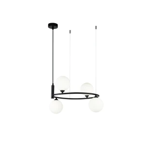 Lampa wisząca Maytoni RING MOD013PL-04B czarna 4xG9 28cm