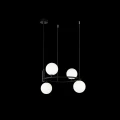 Lampa wisząca RING MOD013PL-04B czarna 4xG9 wys.28cm