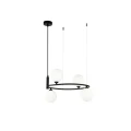Lampa wisząca RING MOD013PL-04B czarna 4xG9 wys.28cm