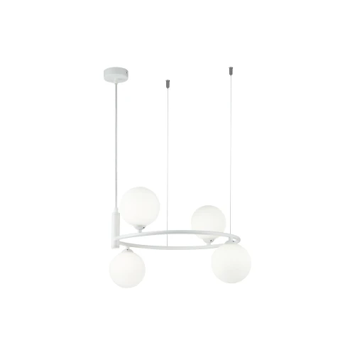 Lampa wisząca RING MOD013PL-04W biała 4xG9 wys.28cm