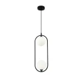 Lampa wisząca RING MOD013PL-02B czarna 2xG9 wys.48cm
