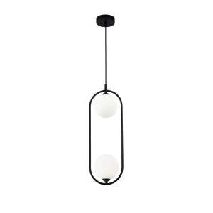 Lampa wisząca Maytoni RING MOD013PL-02B czarna 2xG9 48cm