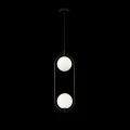 Lampa wisząca RING MOD013PL-02B czarna 2xG9 wys.48cm