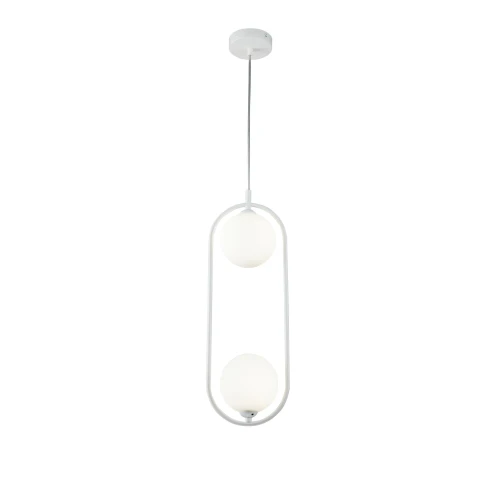 Lampa wisząca RING MOD013PL-02W biała 2xG9 wys.48cm