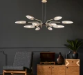 Lampa wisząca VENTURA MOD012CL-12G złota 12xG9 wys.17.5cm
