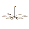 Lampa wisząca VENTURA MOD012CL-12G złota 12xG9 wys.17.5cm