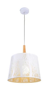 Lampa wisząca Maytoni LANTERN MOD029-PL-01-W biała 1xE27 40cm