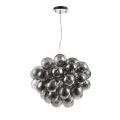 Lampa wisząca BALBO MOD112-08-N szara 8xG9 wys.40cm