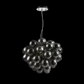 Lampa wisząca BALBO MOD112-08-N szara 8xG9 wys.40cm