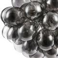Lampa wisząca BALBO MOD112-08-N szara 8xG9 wys.40cm
