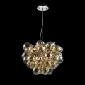 Lampa wisząca BALBO MOD112-08-G szara 8xG9 wys.40cm