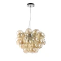 Lampa wisząca BALBO MOD112-08-G szara 8xG9 wys.40cm
