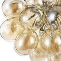 Lampa wisząca BALBO MOD112-08-G szara 8xG9 wys.40cm