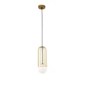 Lampa wisząca TELFORD P361PL-01G złota 1xG9 wys.35cm