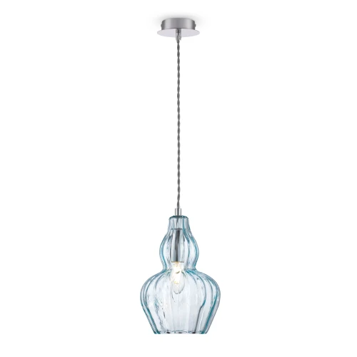 Lampa wisząca EUSTOMA MOD238-PL-01-BL szara 1xE14 wys.23cm
