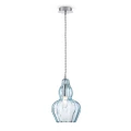 Lampa wisząca EUSTOMA MOD238-PL-01-BL szara 1xE14 wys.23cm