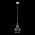 Lampa wisząca EUSTOMA MOD238-PL-01-TR szara 1xE14 wys.23cm
