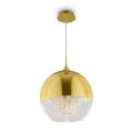 Lampa wisząca FERMI P140-PL-170-1-G złota 1xE27 wys.30cm