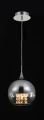 Lampa wisząca FERMI P140-PL-110-1-N szara 1xE27 wys.17.5cm