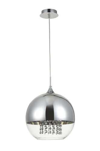 Lampa wisząca FERMI P140-PL-170-1-N szara 1xE27 wys.28cm