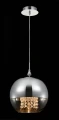 Lampa wisząca FERMI P140-PL-170-1-N szara 1xE27 wys.28cm
