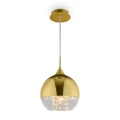 Lampa wisząca FERMI P140-PL-110-1-G złota 1xE27 wys.17.5cm