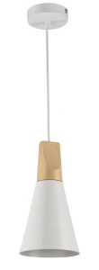 Lampa wisząca Maytoni BICONES P359-PL-140-W biała 1xE27 16.5cm
