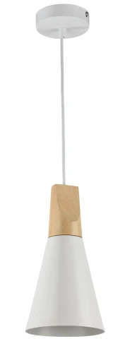 Lampa wisząca BICONES P359-PL-140-W biała 1xE27 wys.16.5cm
