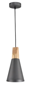 Lampa wisząca Maytoni BICONES P359-PL-140-C szara 1xE27 16.5