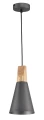Lampa wisząca BICONES P359-PL-140-C szara 1xE27 wys.16.5