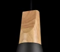 Lampa wisząca BICONES P359-PL-140-C szara 1xE27 wys.16.5